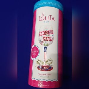 Lolita It Girl Redneck Girl Wine Glass
